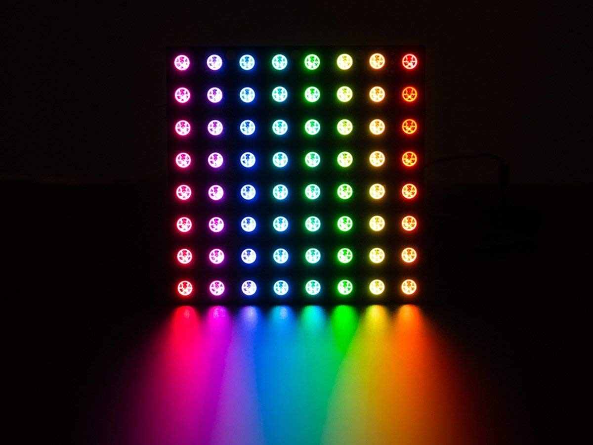 8x8 Addressable Flexible LED Matrix