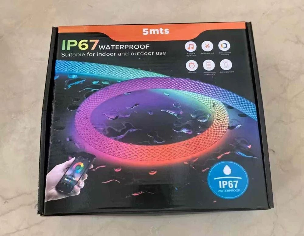 RGB 360 DEGREE ROUND PIXEL NEON