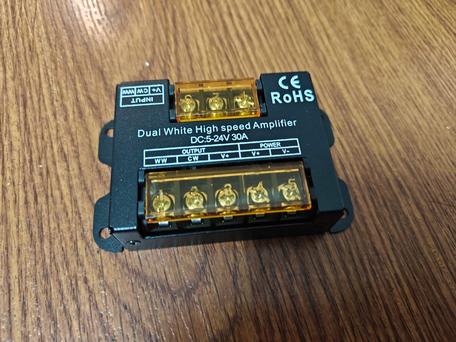 CCT Dimmer 30A 2CH Dual White High Speed Signal Amplifier for CCT Led Light STRIP