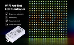 SP801E 4 SPI Channel MAX Output 4096Pixels WIFI Art-Net APP Control Digital Addressable LED Controller