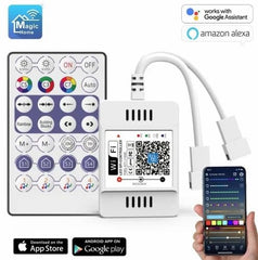 Wifi 383 DC5-24V Magic Home LED SPI Controller Pixel Wireless WiFi Smart Led Strip Controller For RGBIC LED Strip Light