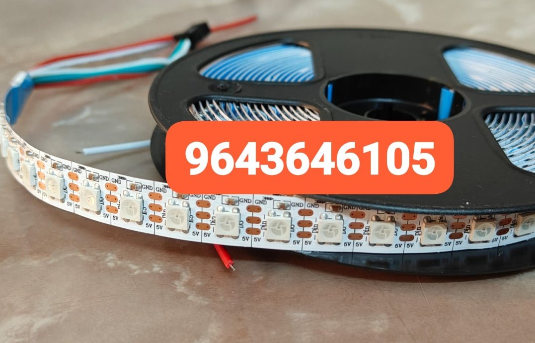 WS2812B Non-Waterproof 96led/1m Addressable Pixel Strip 5MTR IP20