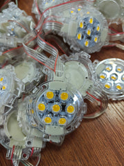 50mm Warm White Coin Pixel Led