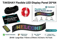 Flexible Led Display Matrix Panel 20X64