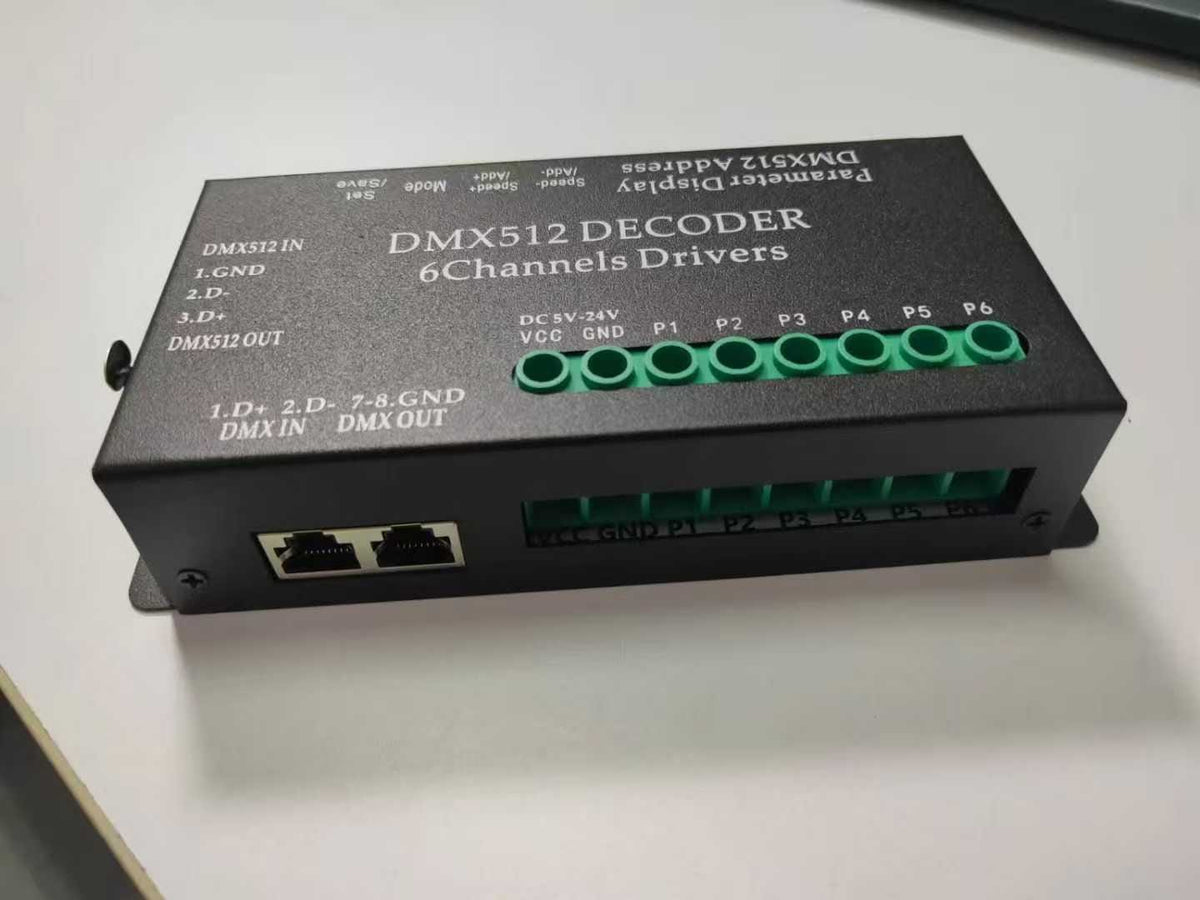 DMX512 Decoder 6CH
