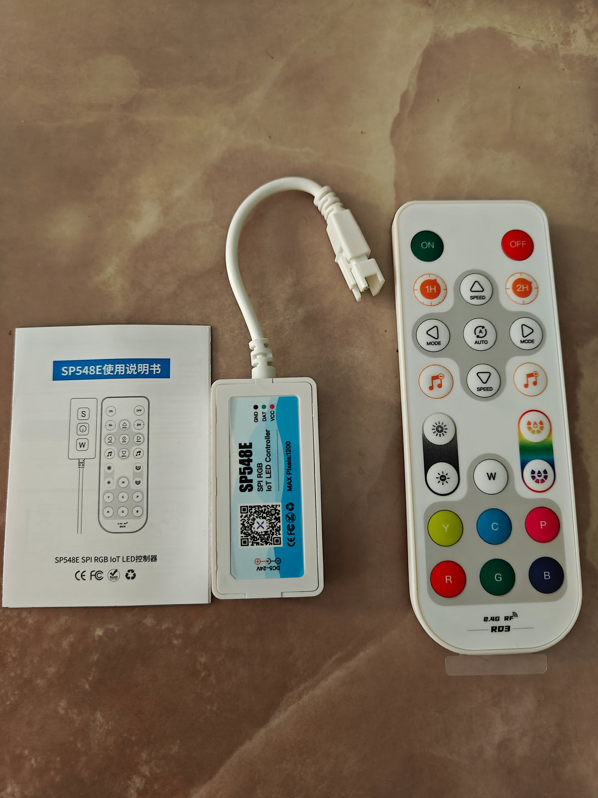 SP548E Wifi+Bluetooth Music Pixel Led Smart Controller