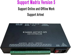 K16000S support Artnet online offine 16384 Pixels Controller