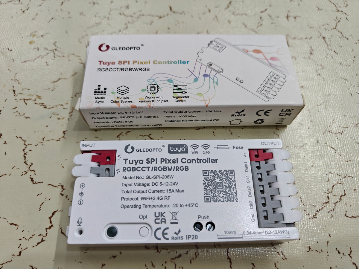 Gledopto GL-SPI-206W Tuya Wifi Spi Pixel controller