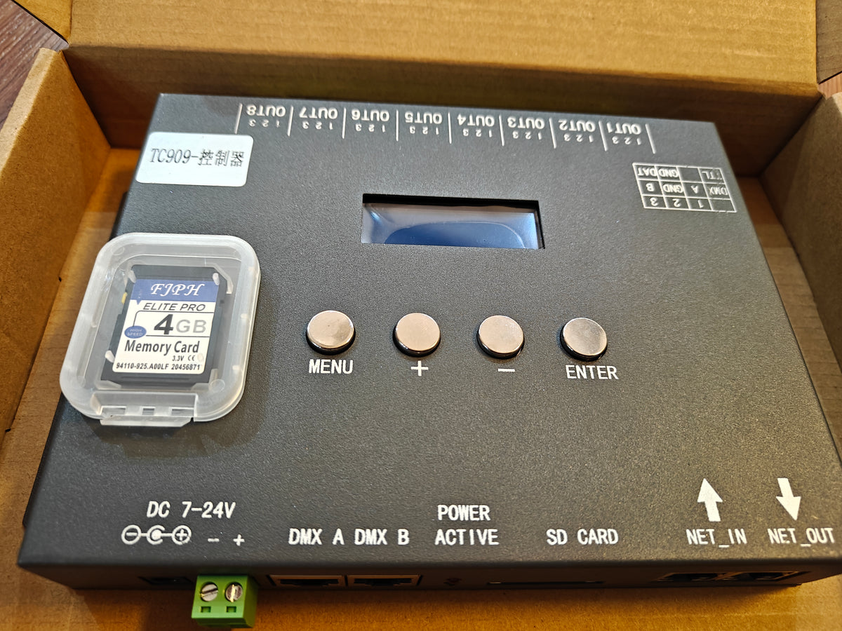 TC909 Artnet Pixel Led 8port Controller
