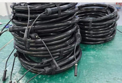 360 Degree D22 Black Round Silicon with pixel Strip 5mtr
