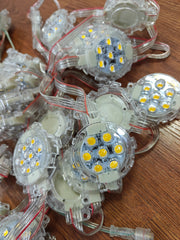 50mm Warm White Coin Pixel Led