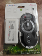 Simplylite RF wireless LED touch controller and dimmer designed for single-color LED strip lights, operating at DC12–24V