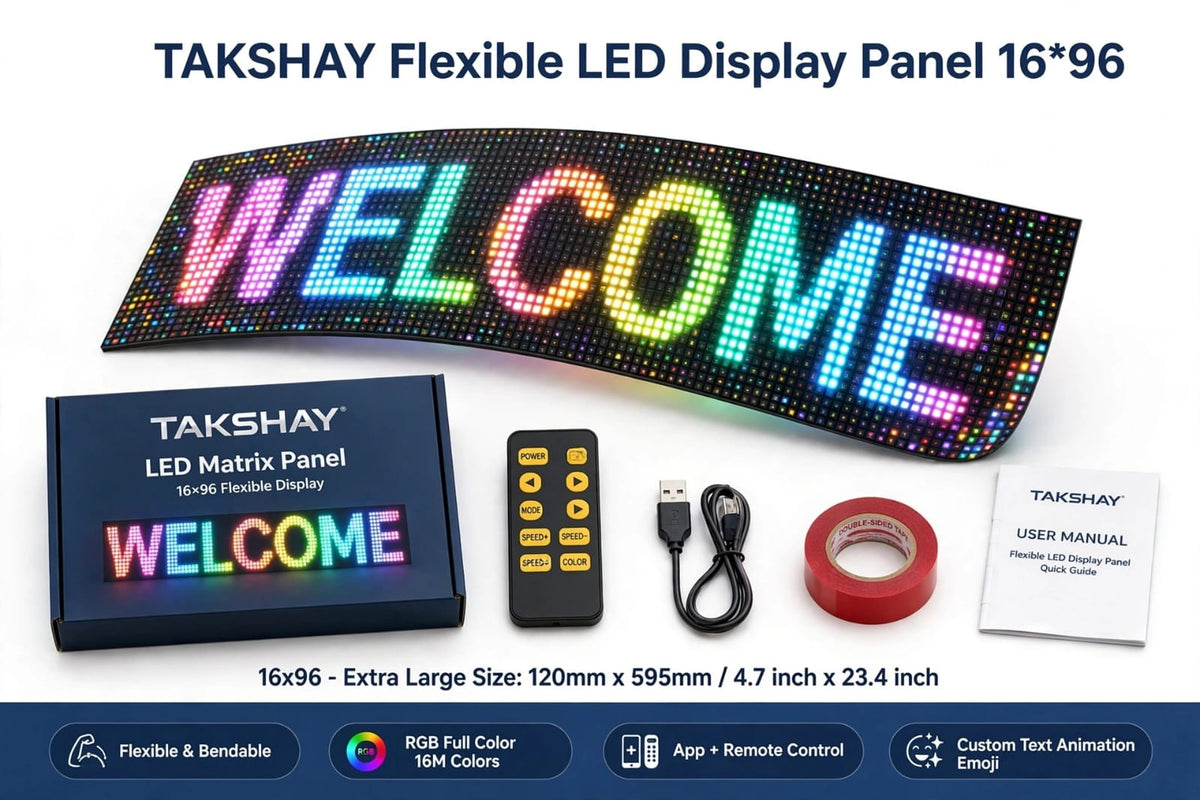 Flexible Led Display Matrix Panel 16x96