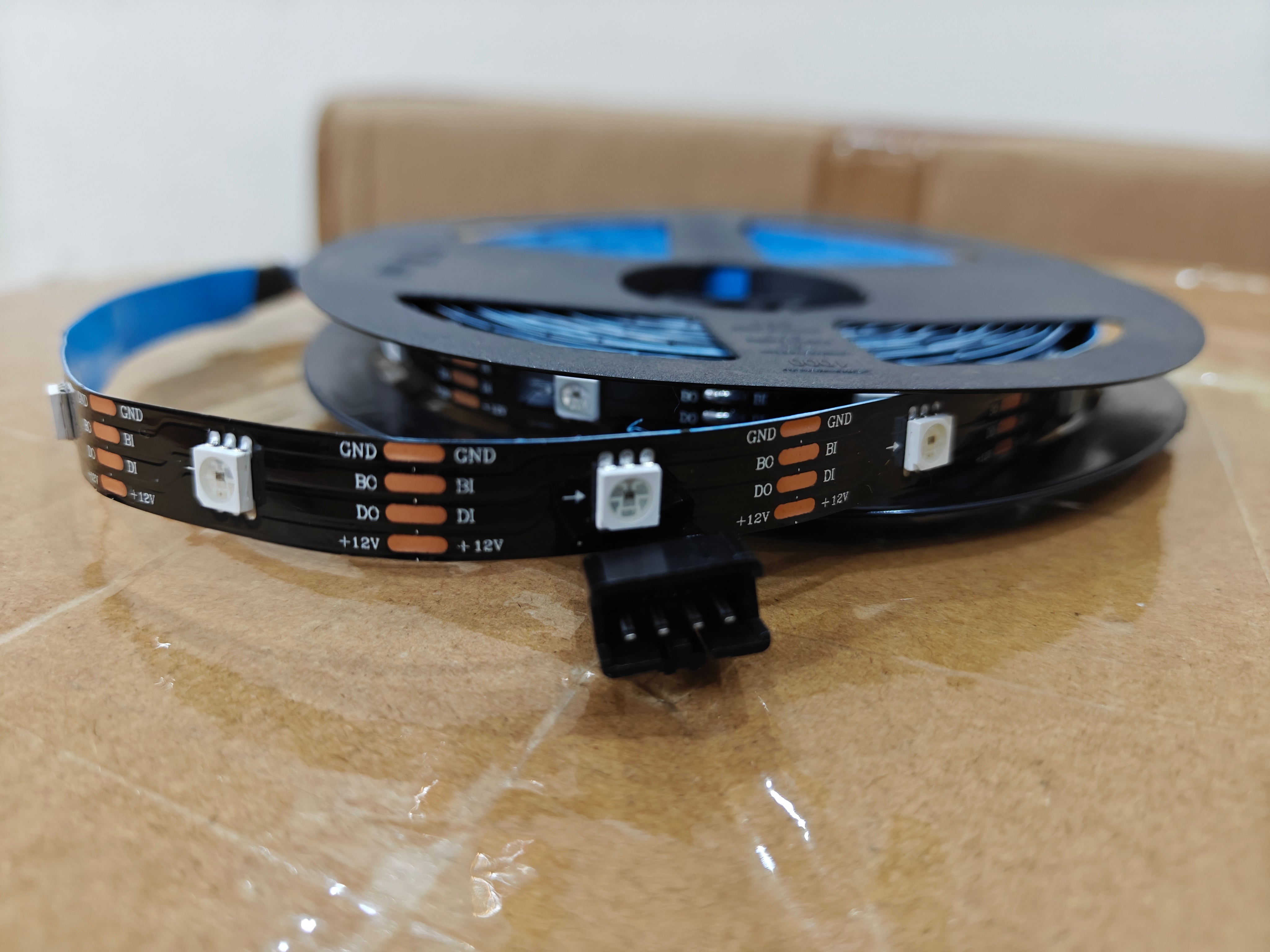 WS2815 30led/mtr 12v Dual Data Addressable Pixel Led Strip 12v 5mtr