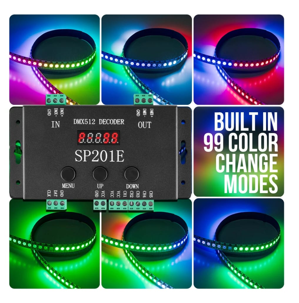 SP201E DMX512 Decoder
