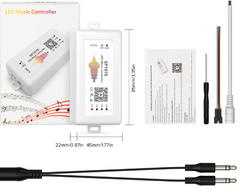 SP107E SPI Bluetooth MUSIC LED Controller DC5-24V for Pixels Strip